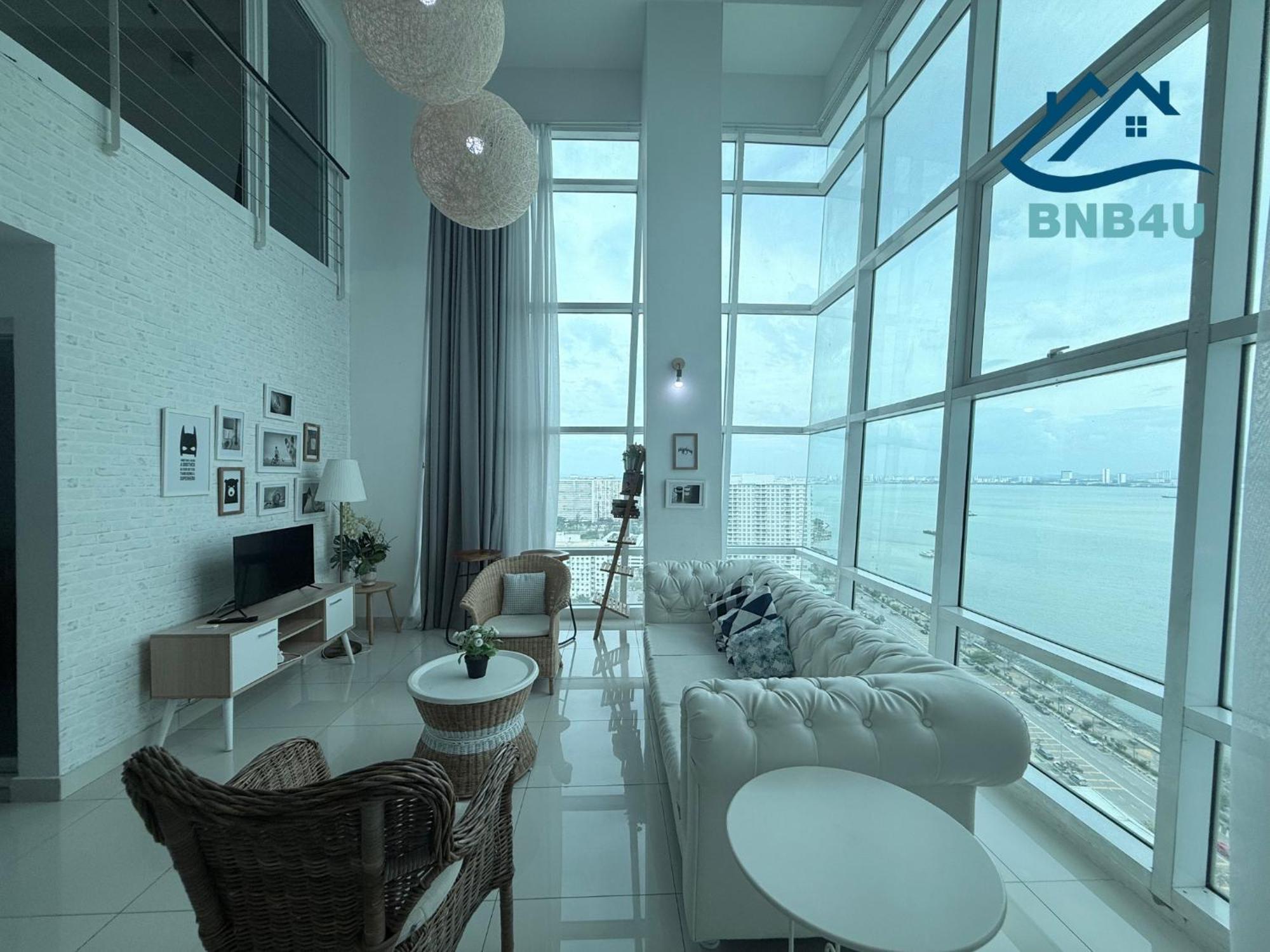 Duplex Seaview Comfort Stay In City By Iz جورج تاون المظهر الخارجي الصورة