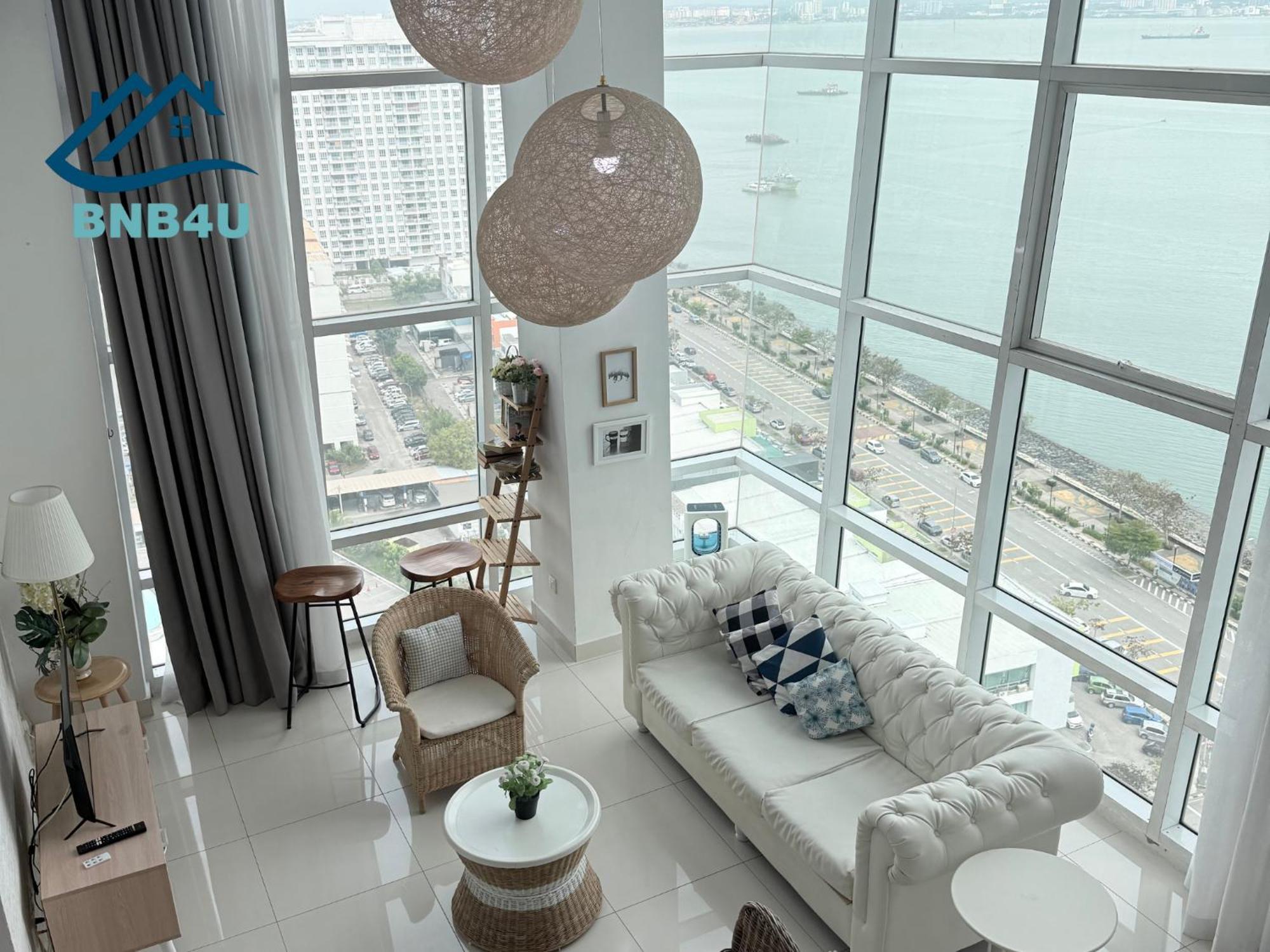 Duplex Seaview Comfort Stay In City By Iz جورج تاون المظهر الخارجي الصورة