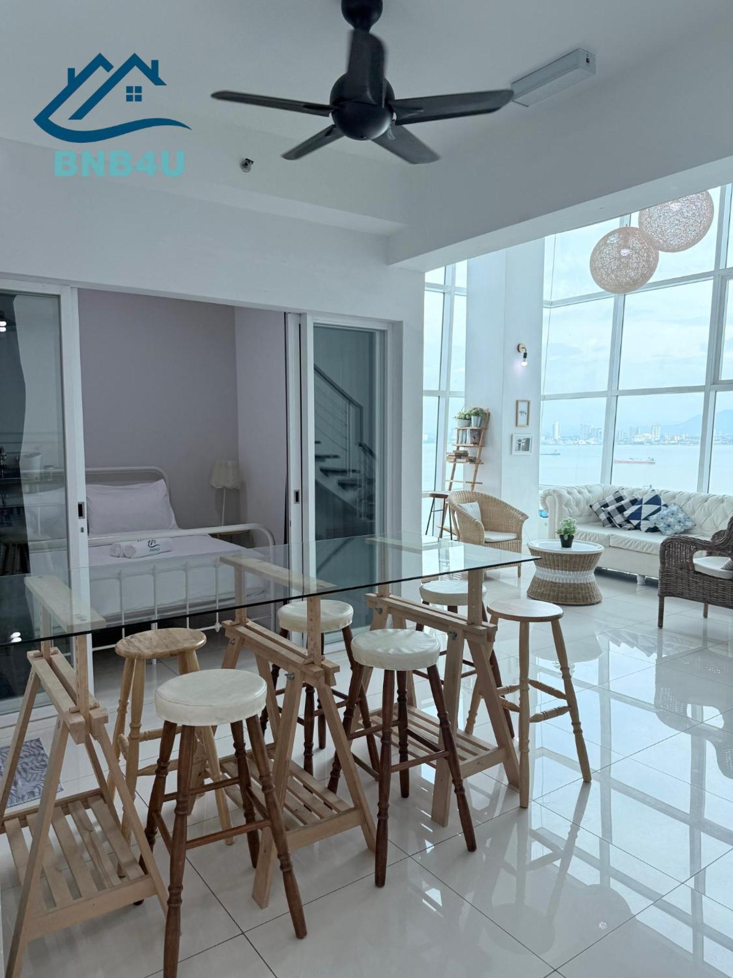 Duplex Seaview Comfort Stay In City By Iz جورج تاون المظهر الخارجي الصورة