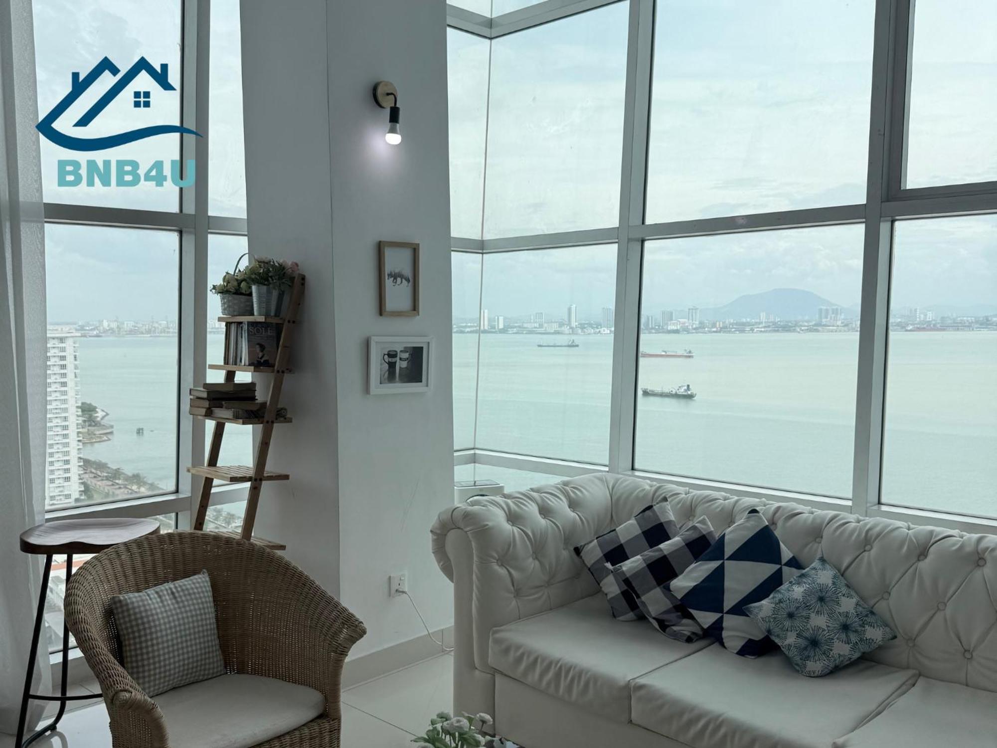 Duplex Seaview Comfort Stay In City By Iz جورج تاون المظهر الخارجي الصورة